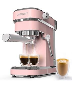 Laekerrt Pink Espresso Machine